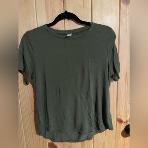 Old Navy EveryWear Olive Green Shirt